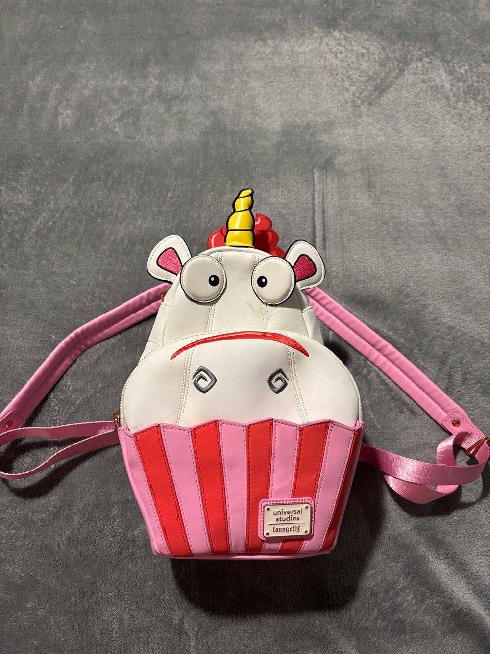 Loungefly Pink & Red Unicorn Cupcake Backpack